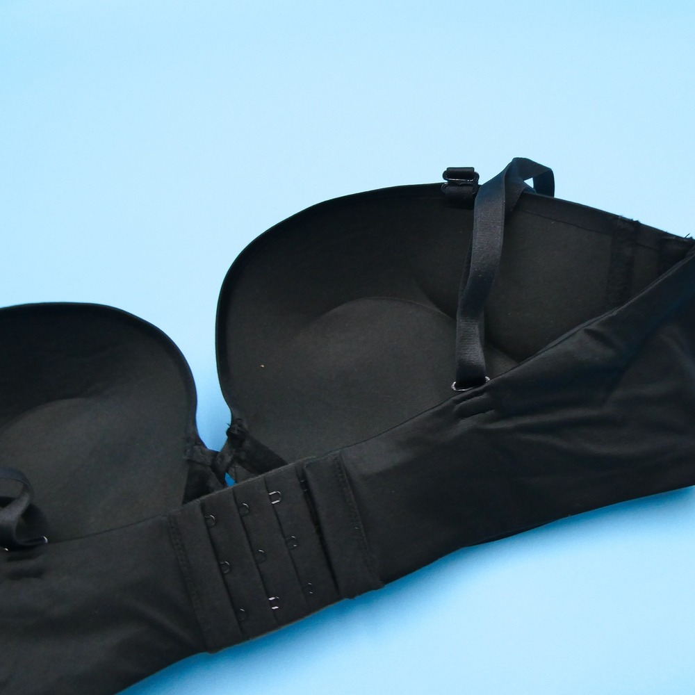 Victoria's Secret Bra Womens 38C Bombshell Black Multi-Way Push Up Microfiber - Picture 7 of 8